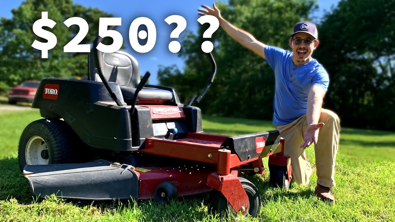 $250 Toro Zero Turn with one BIG issue! Toro SS4200 Flip Part 1