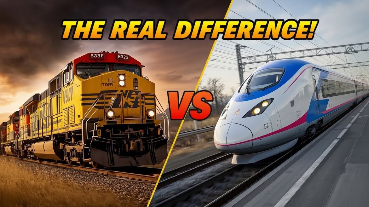 Here are 5 Key Differences Between American and European Locomotives