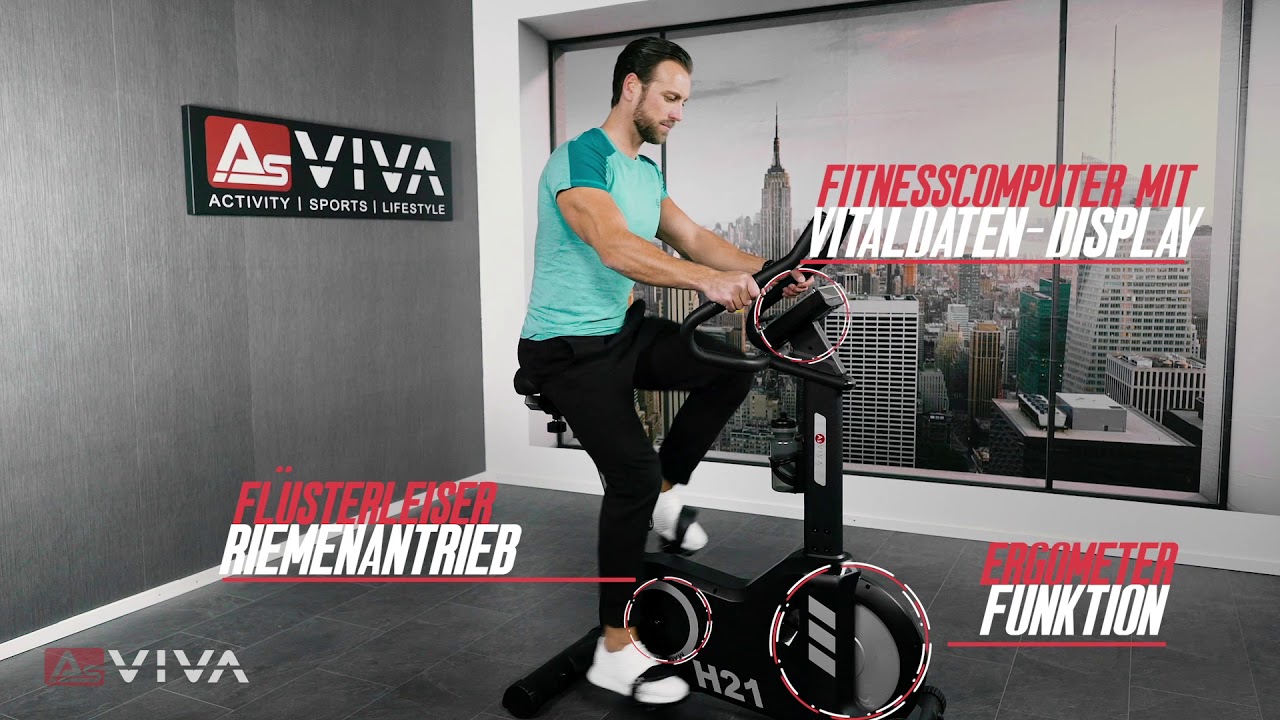 Profi Heimtrainer und Ergometer AsVIVA H21 Pro
