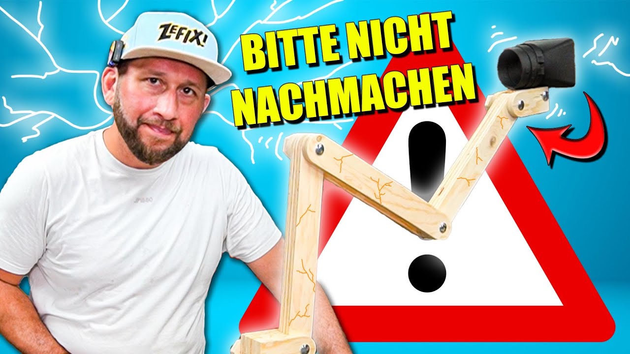 Ich wollte einen Schwenkarm f&uuml;r die Werkstatt bauen 👉 DAS PROBLEM!! 🤬