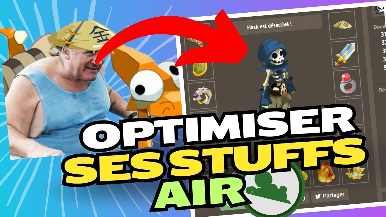 DOFUS Unity : Les Meilleurs Stuffs Air du Niveau 1 &agrave; 200