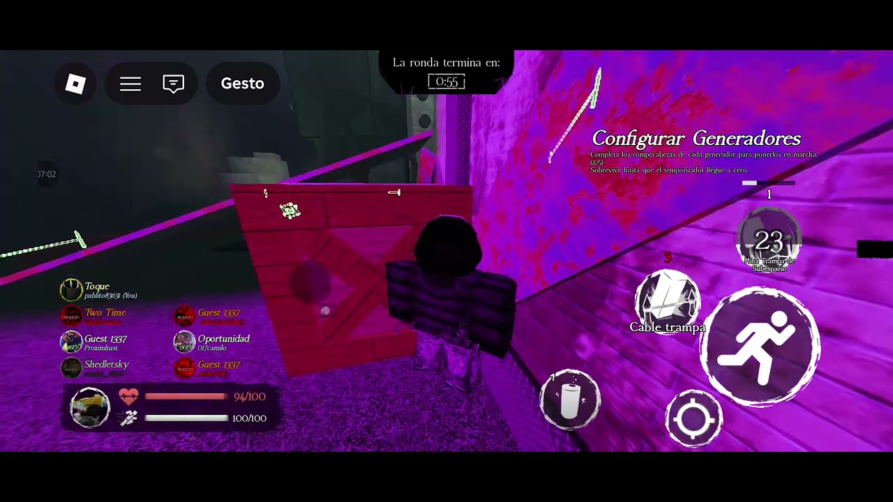Jugando forsaken roblox (especial 16 subs)