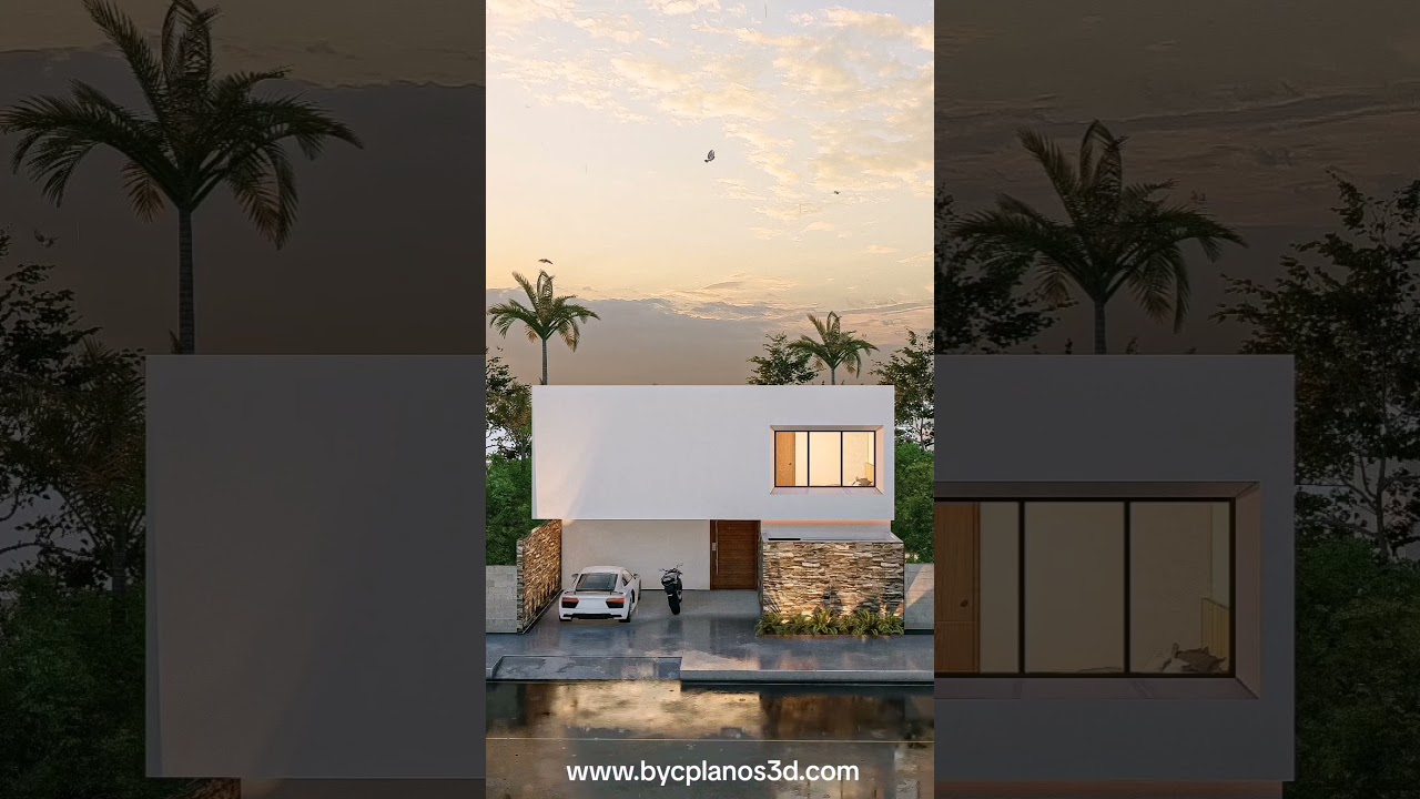 Casa 10x20m | Fachada #arquitectura #casa #design #construccion #home #architecture #lumion #byc
