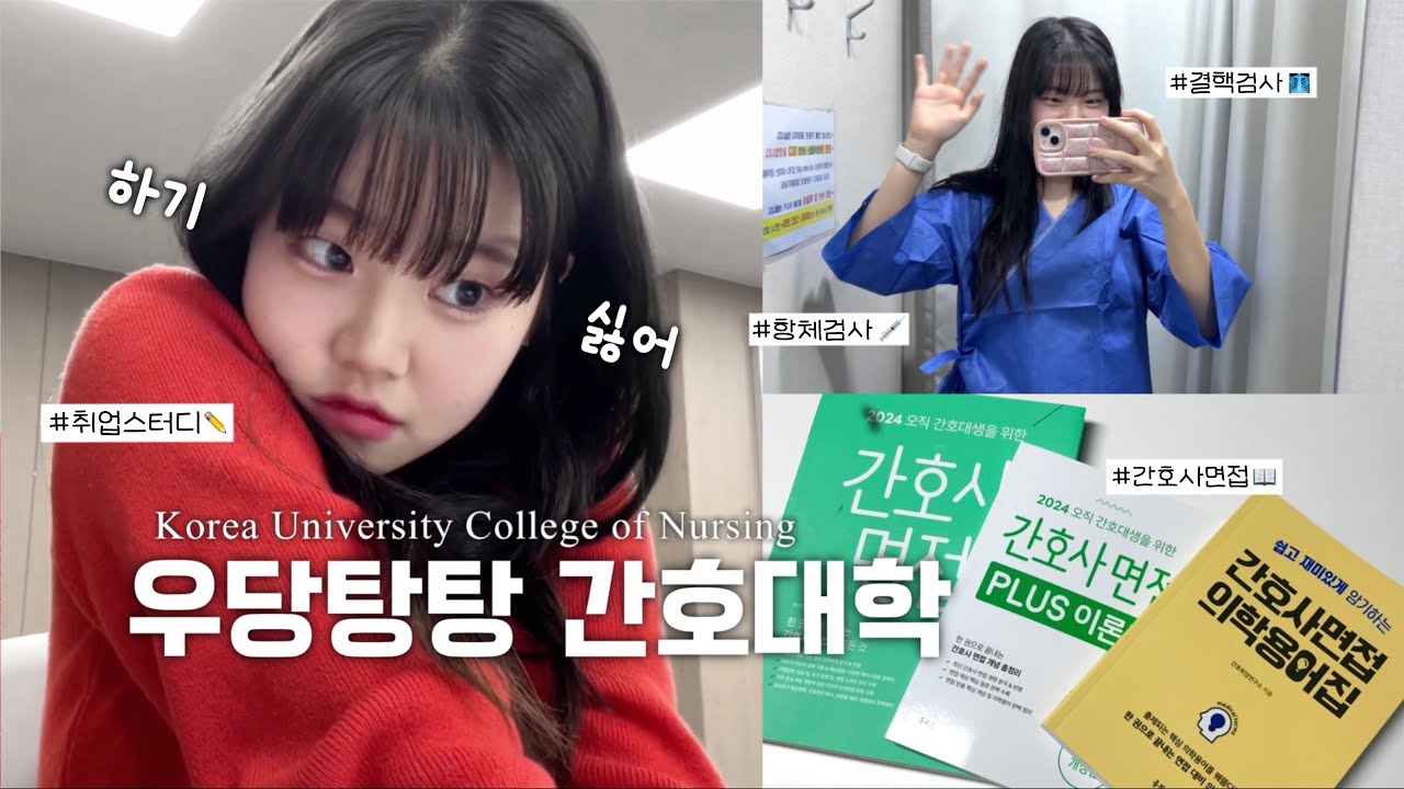 💉 우당탕탕 간호대학 모음집.𝐳𝐢𝐩 𝟑ㅣ고려대학교 간호학과ㅣ간호대 장단점, 간호대 온 이유, 취업 스터디, 병원실습 서류 준비