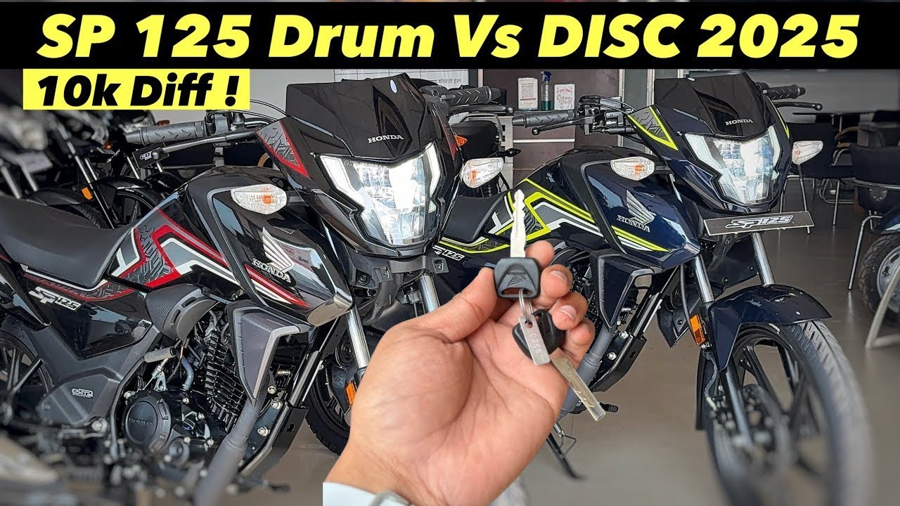 Honda SP125 2025 &ndash; Top Model vs Base Model | Features & Price Comparison!