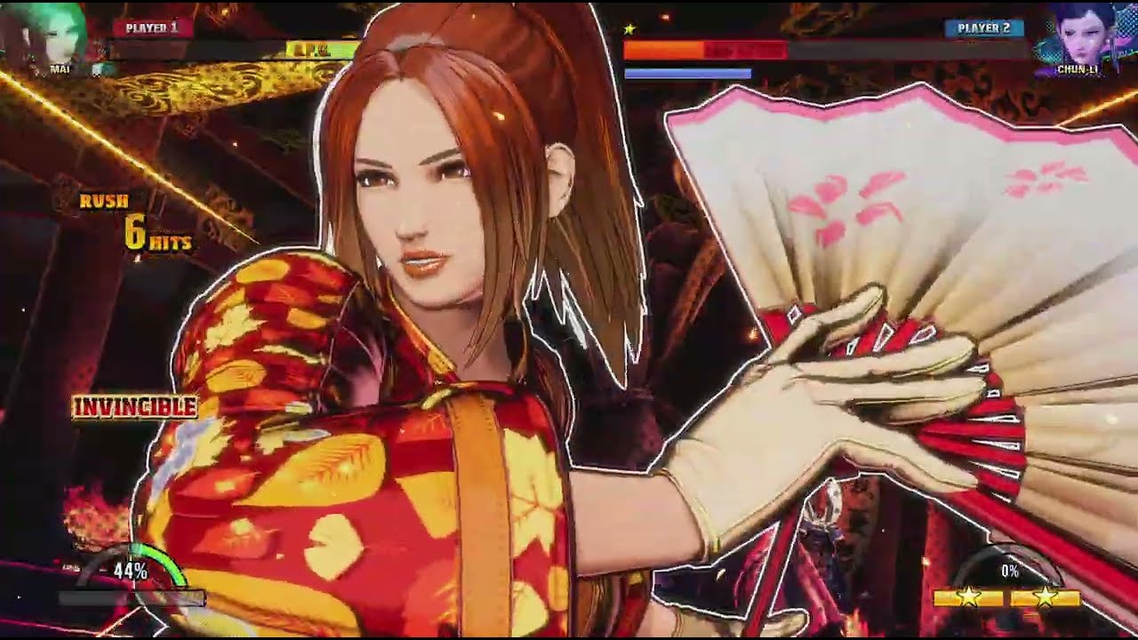 Mai Shiranui v Chung LiFATAL FURY: City of the Wolves