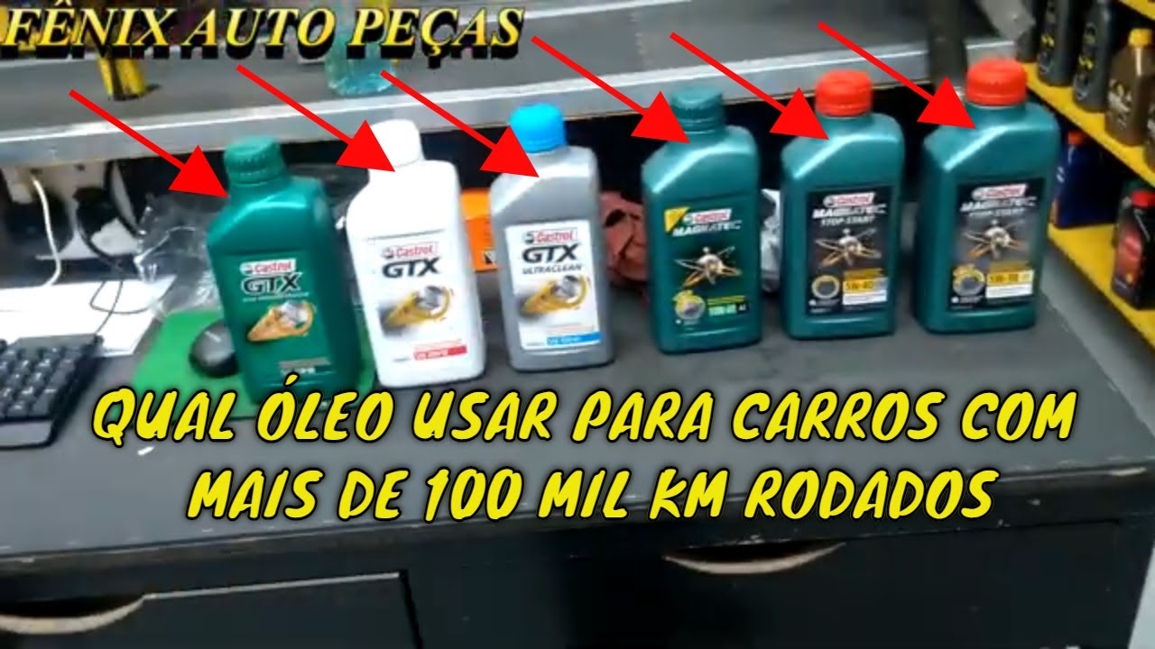 QUAL ÓLEO USAR PARA CARROS COM MAIS DE 100.000 KM RODADOS . DEVO USAR ÓLEO MAIS GROSSO?