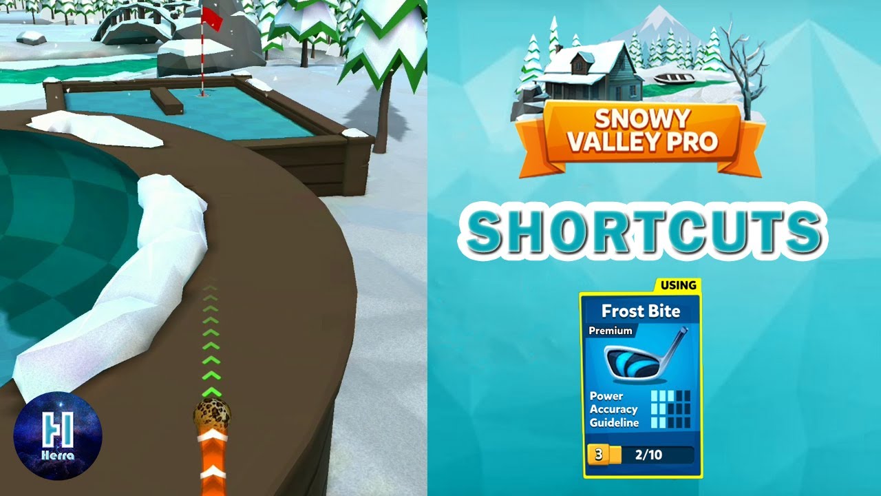 Golf Battle | Snowy Valley Shortcuts 3 Power Club