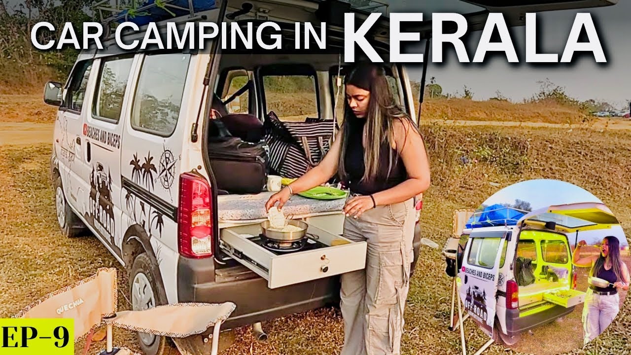 Car Camping in Kerala | Exploring Wayanad with CAMPERVAN | Kuruva island | Vanlife in INDIA🇮🇳