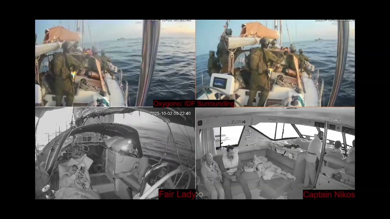 IDF Illegally boarding Oxygono