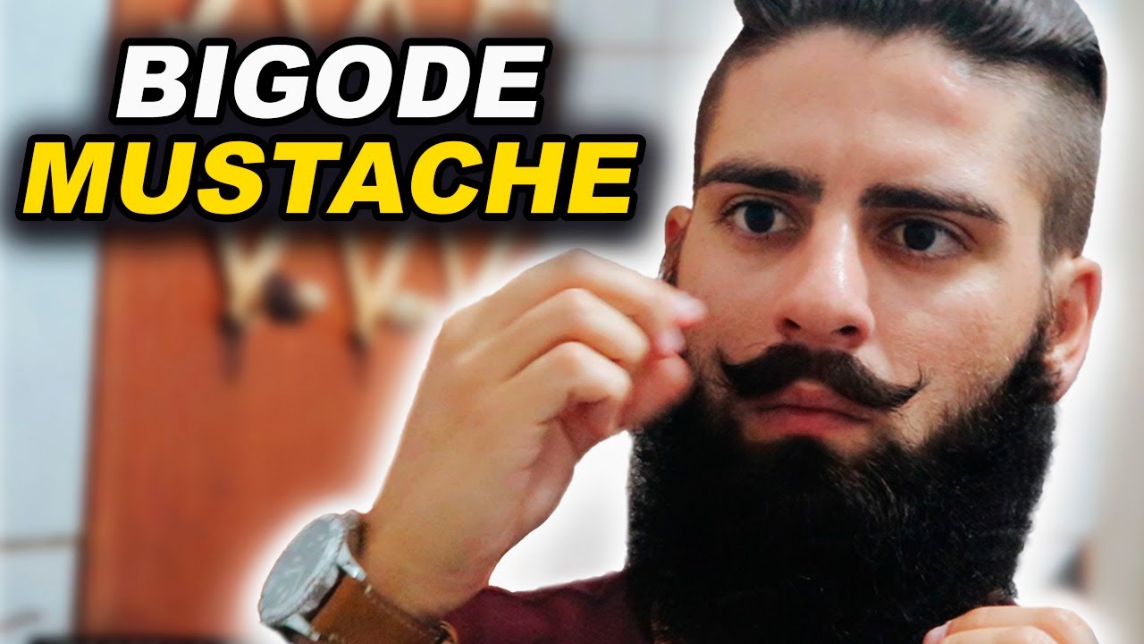 COMO FAZER BIGODE MUSTACHE - COMO FAZER O BIGODE EM CASA | BARBA PRETA
