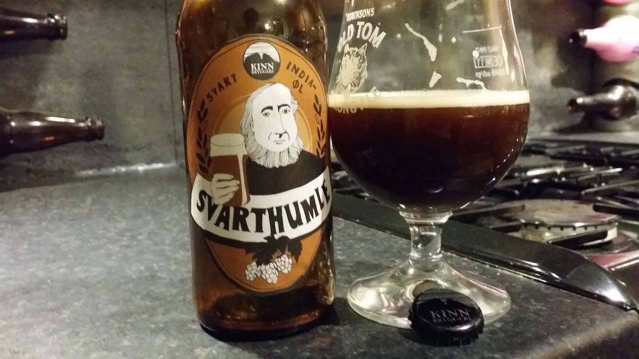 Kinn Bryggeri Svart India &oslash;l Svarthumle | Norwegian Craft Beer Review