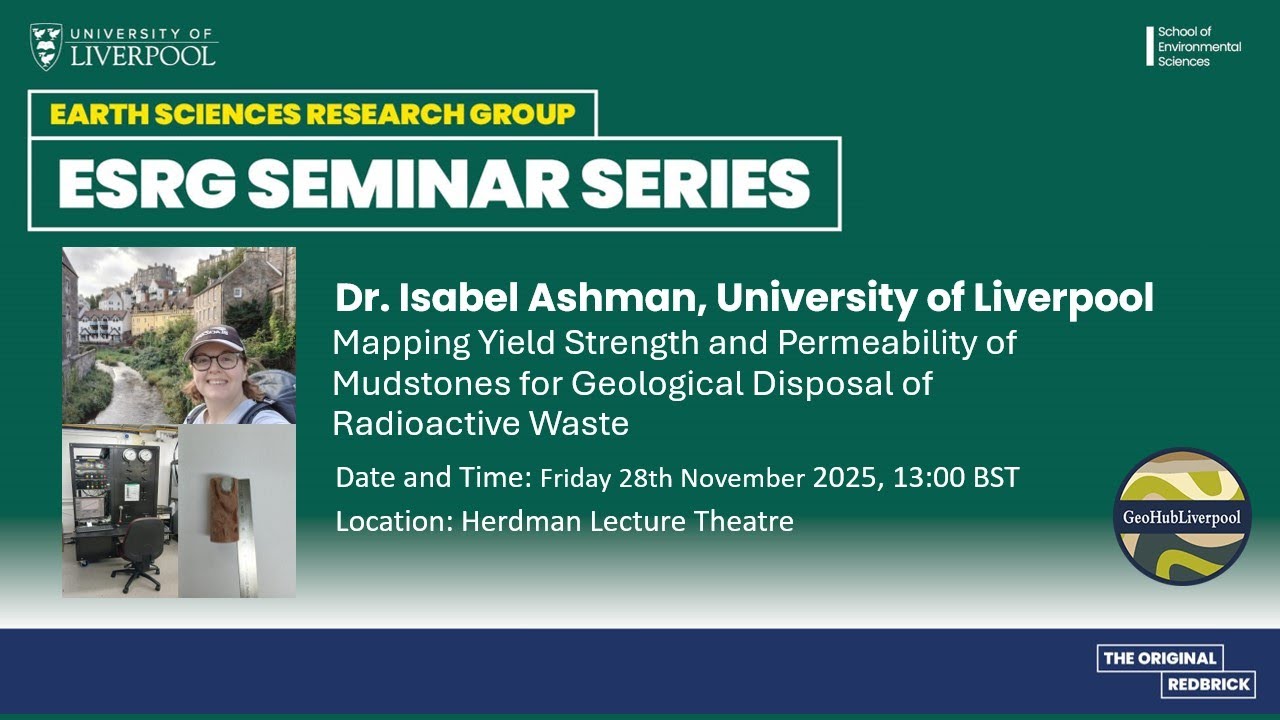 Mapping Yield Strength & Permeability of Mudstones - Isabel Ashman