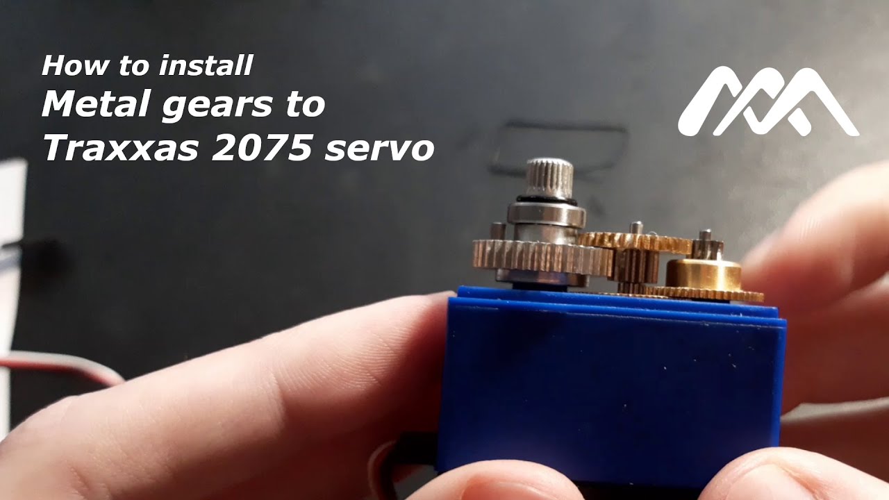 Kuinka asentaa metalliset rattaat traxxas 2075 servoon