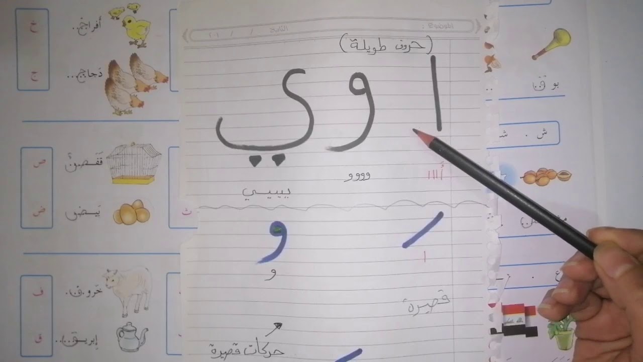 الفرق بين حروف المد  والحركات