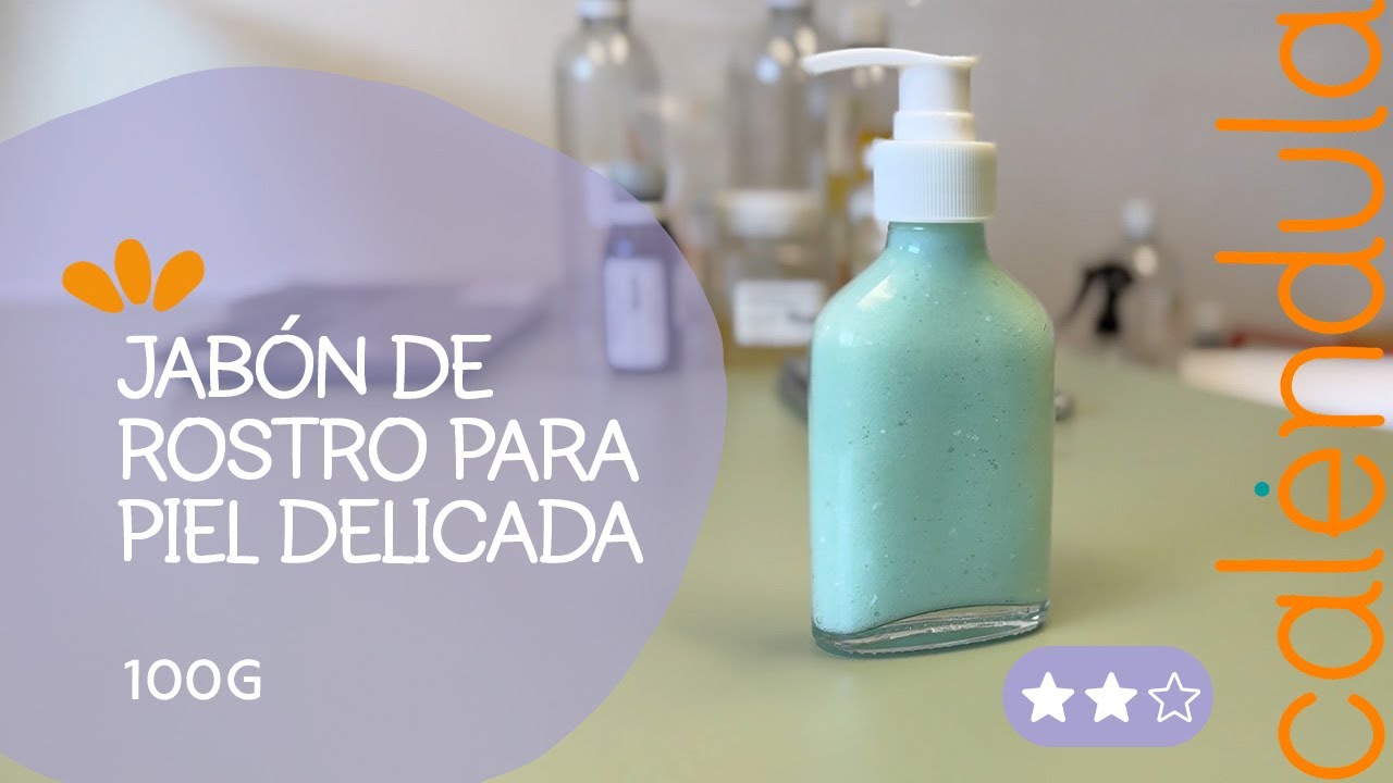 Jabón de rostro para piel delicada 🌿✨