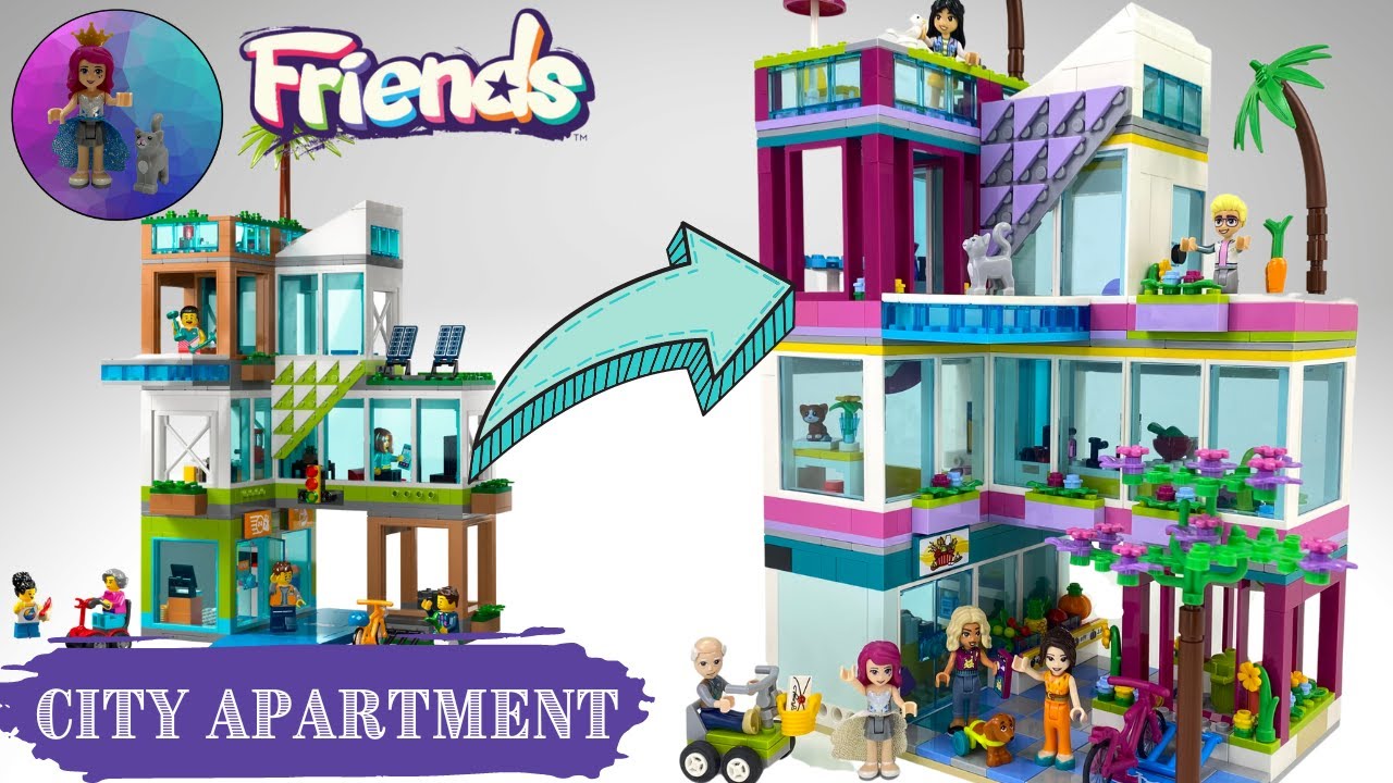 Lets Friendsify the LEGO City Apartment- Adding to my Main Street