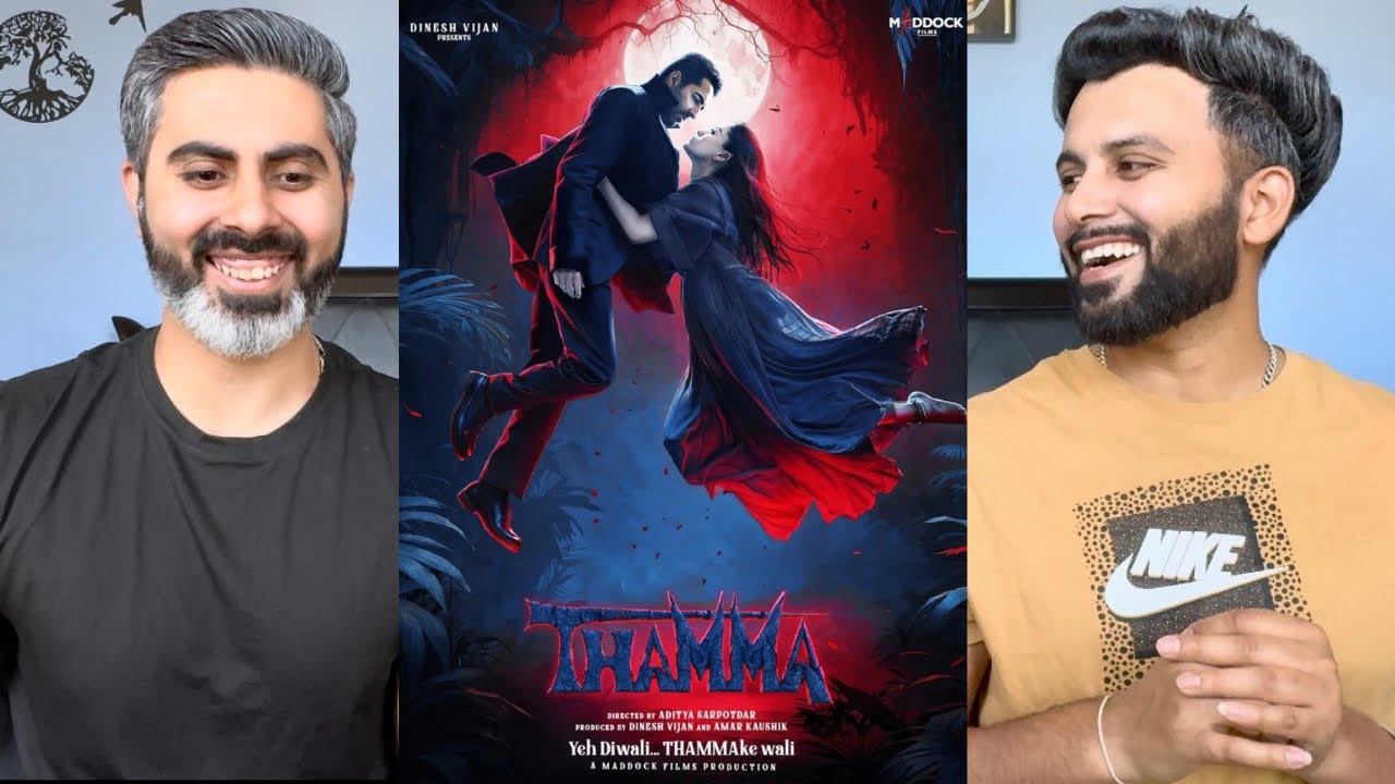 Thamma Trailer Reaction | Ayushmann Khurrana | Rashmika Mandanna | Nawazuddin Siddiqui | Diwali 2025