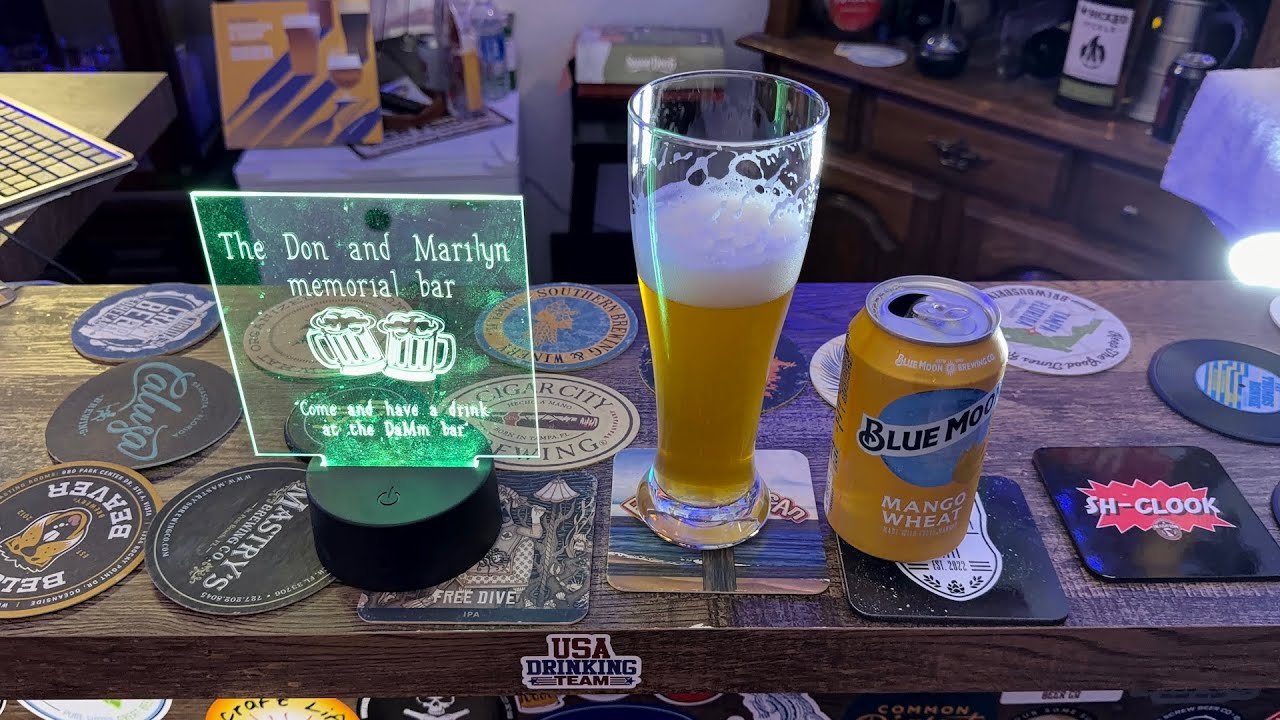 Blue Moon Mango Wheat - Ale - Blue Moon Brewing - 5.4% abv