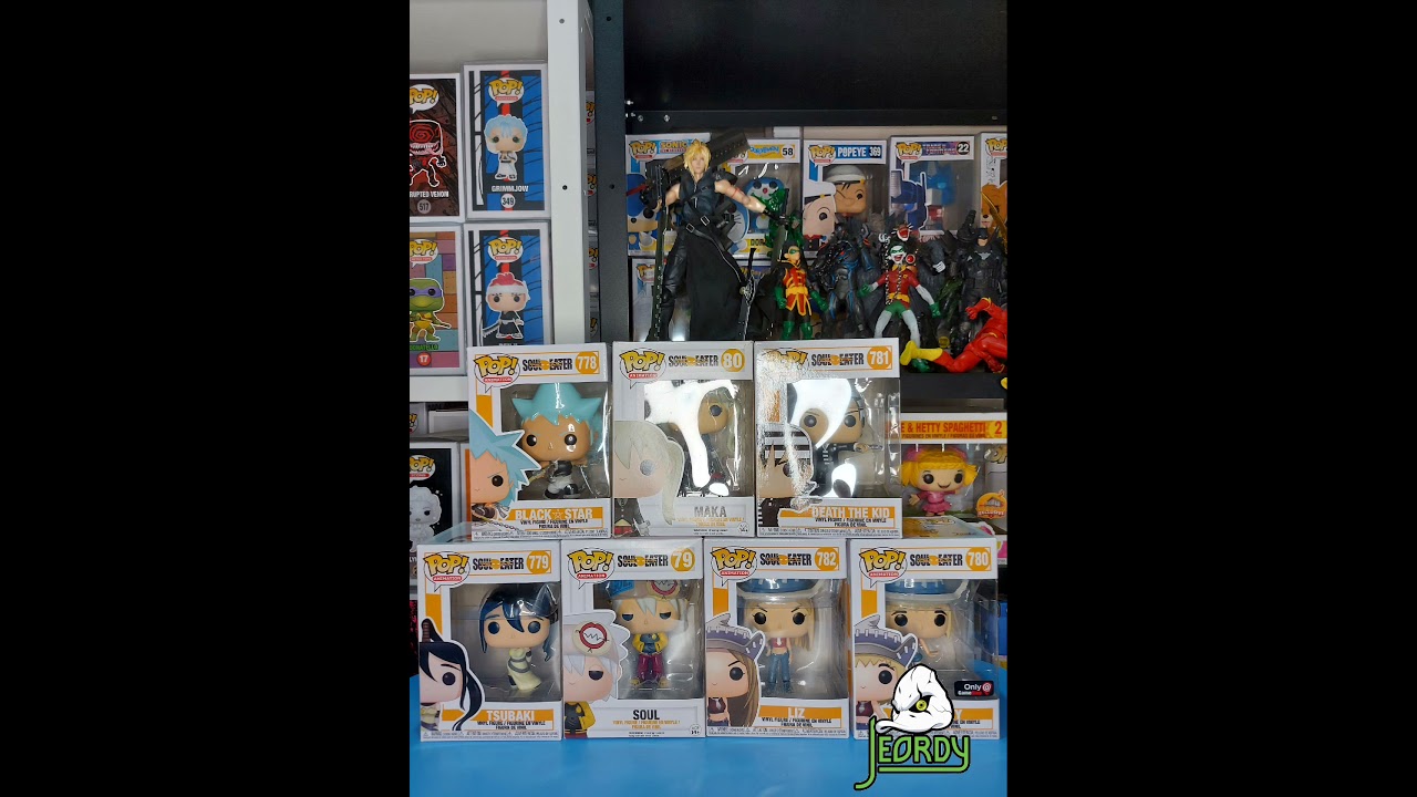 Soul Eater funko pop wave 1 and 2 (complete) unboxing/review