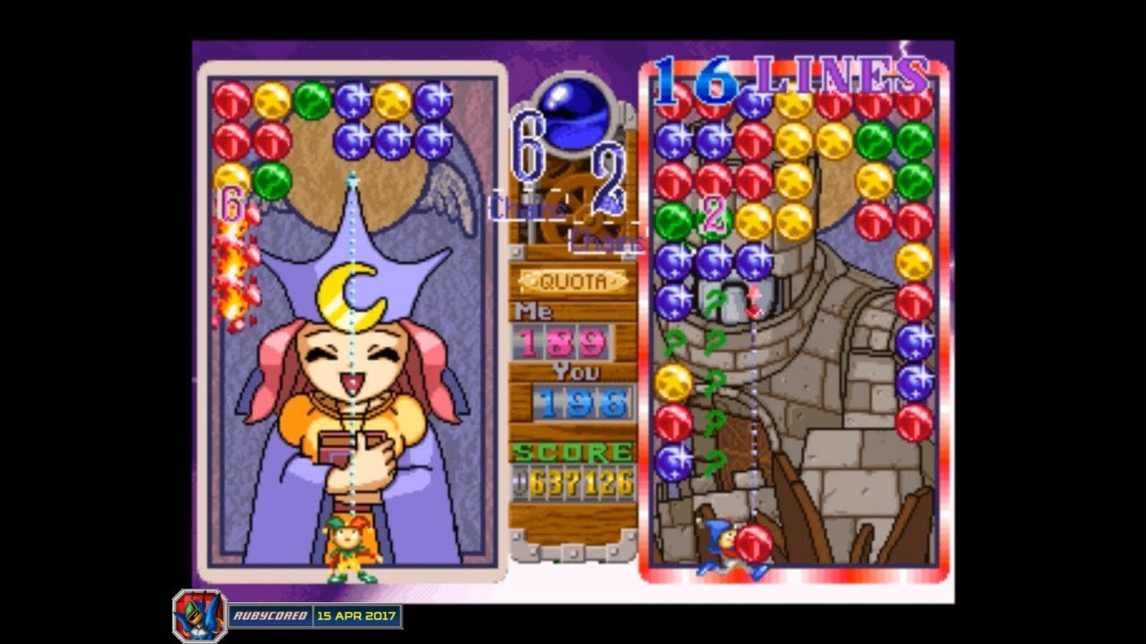 Magical Drop 3/III (2000, PlayStation) - 03 of 37: High Priestess / II. ハイプリエステス [English][1080p50]