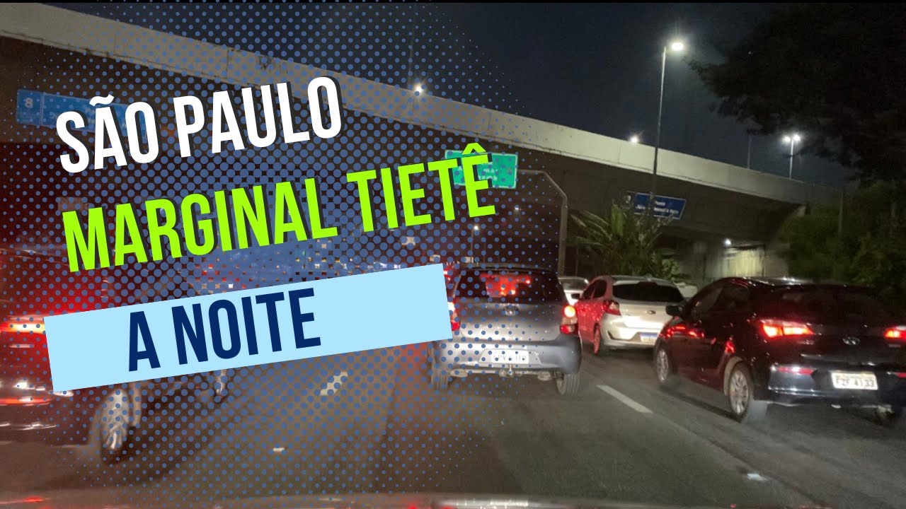 Passando pela Marginal Tietê rumo ao aeroporto internacional de Guarulhos (Cumbica)