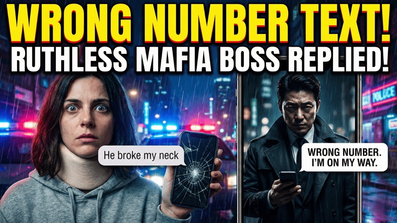 She Texted “He Broke My Neck” to the Wrong Number — A Ruthless Korean Mafia Boss Replied