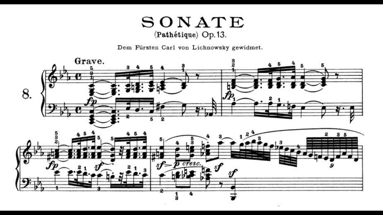 Beethoven - Piano Sonata No. 8 in C minor 