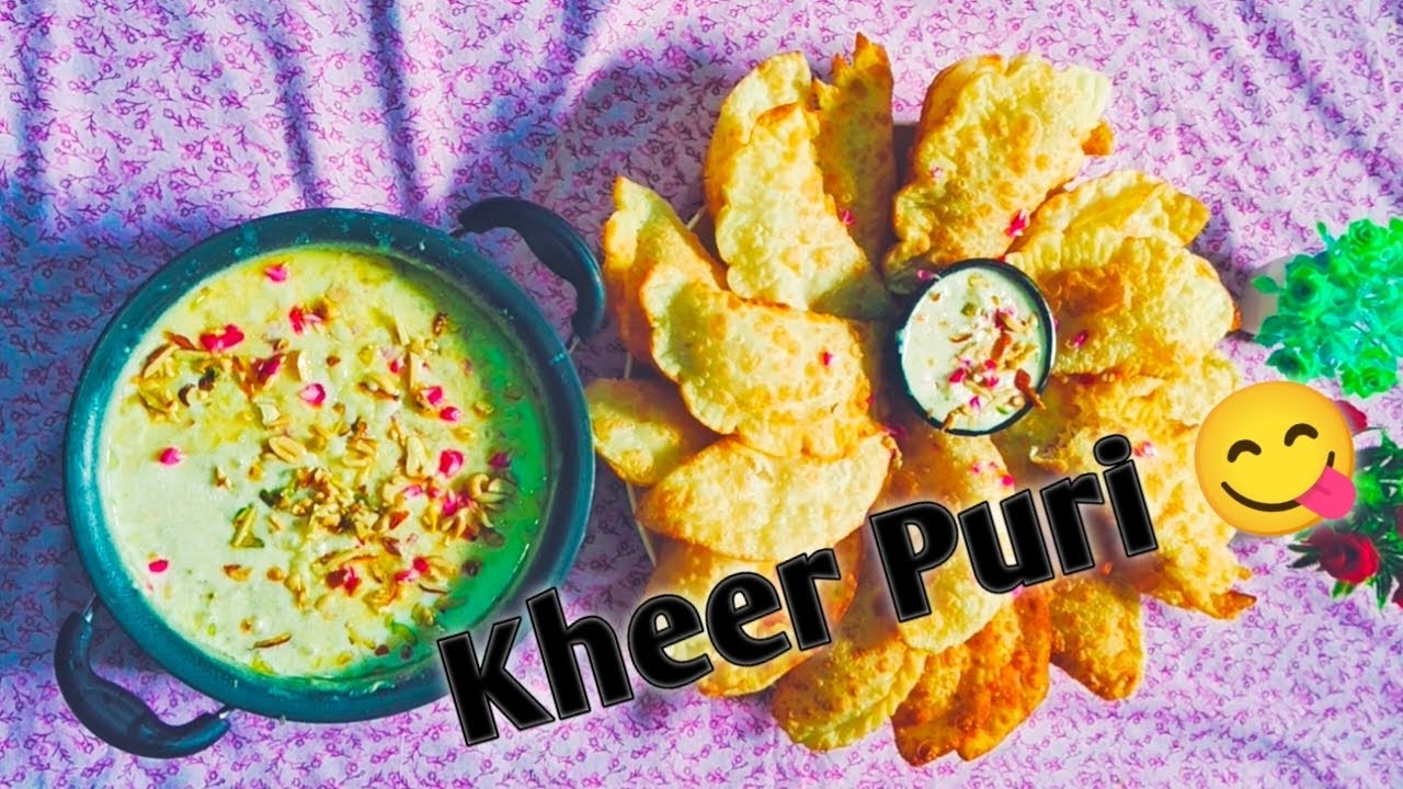 Kheer Puri kuch is special tariqe se milad per banaye bahut hi mazedaar banti hai/how to cook kheer🥟