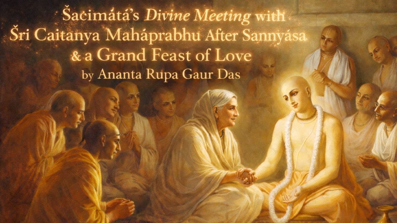 CB Antya Khand_4.201-4.318_Śacīmātā’s Divine Meeting with Śrī Caitanya Mahāprabhu _8th_Feb_2026_argd