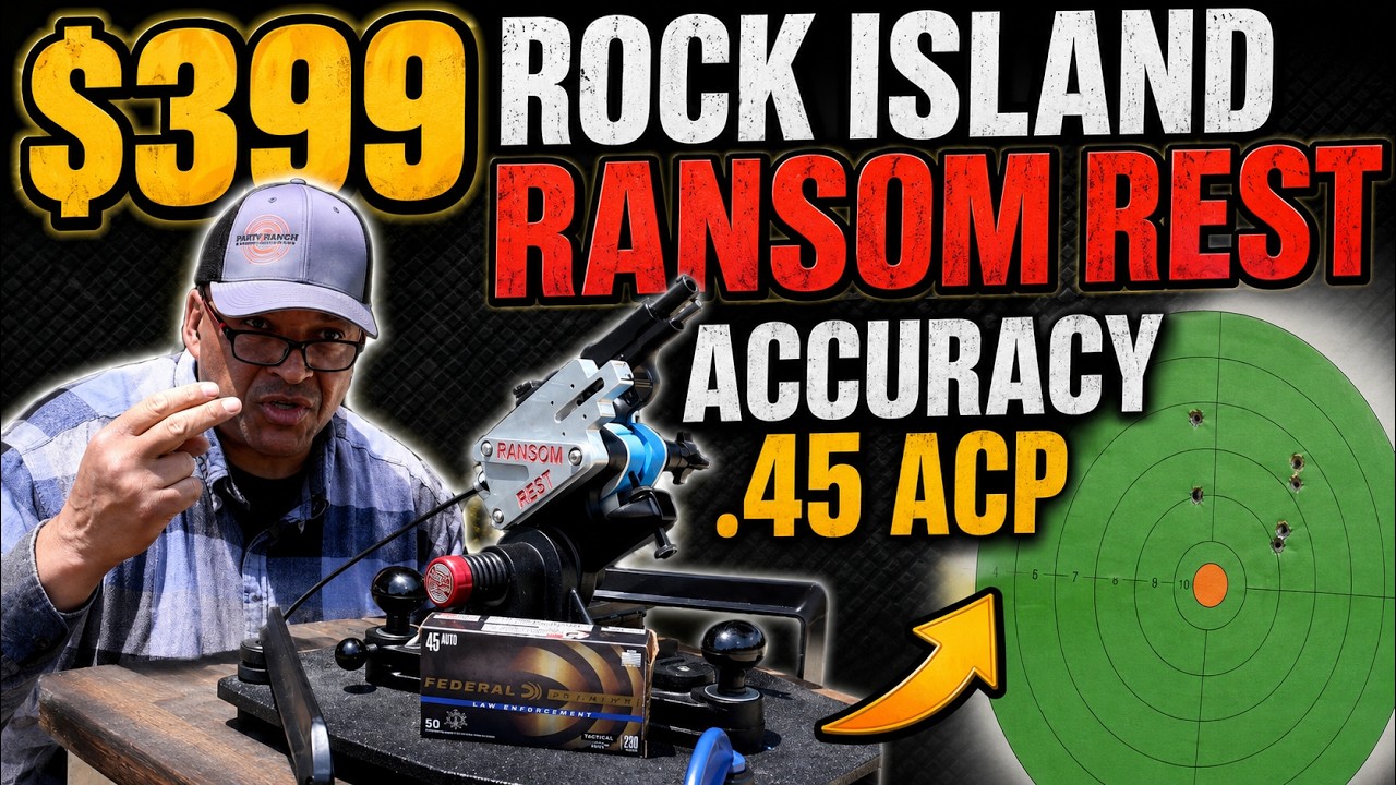 Тест на точность Rock Island Armory со станком Ransom Rest