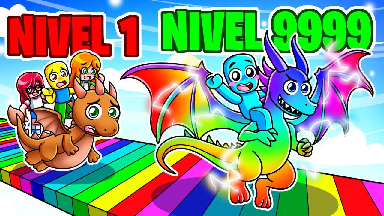 Evolucionando de NOOB a DIOS Mi DRAGÓN en Roblox!