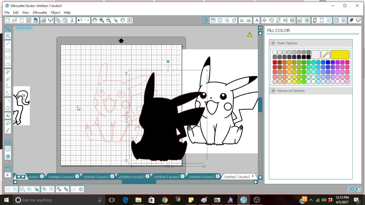 Basic Layering from Google images- Silhouette Cameo