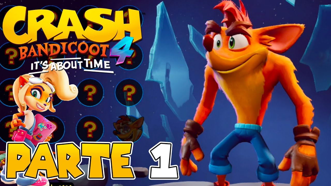 ¡NUEVAS MÁSCARAS! | PARTE #1 | CRASH BANDICOOT 4: IT'S ABOUT TIME (SWITCH)