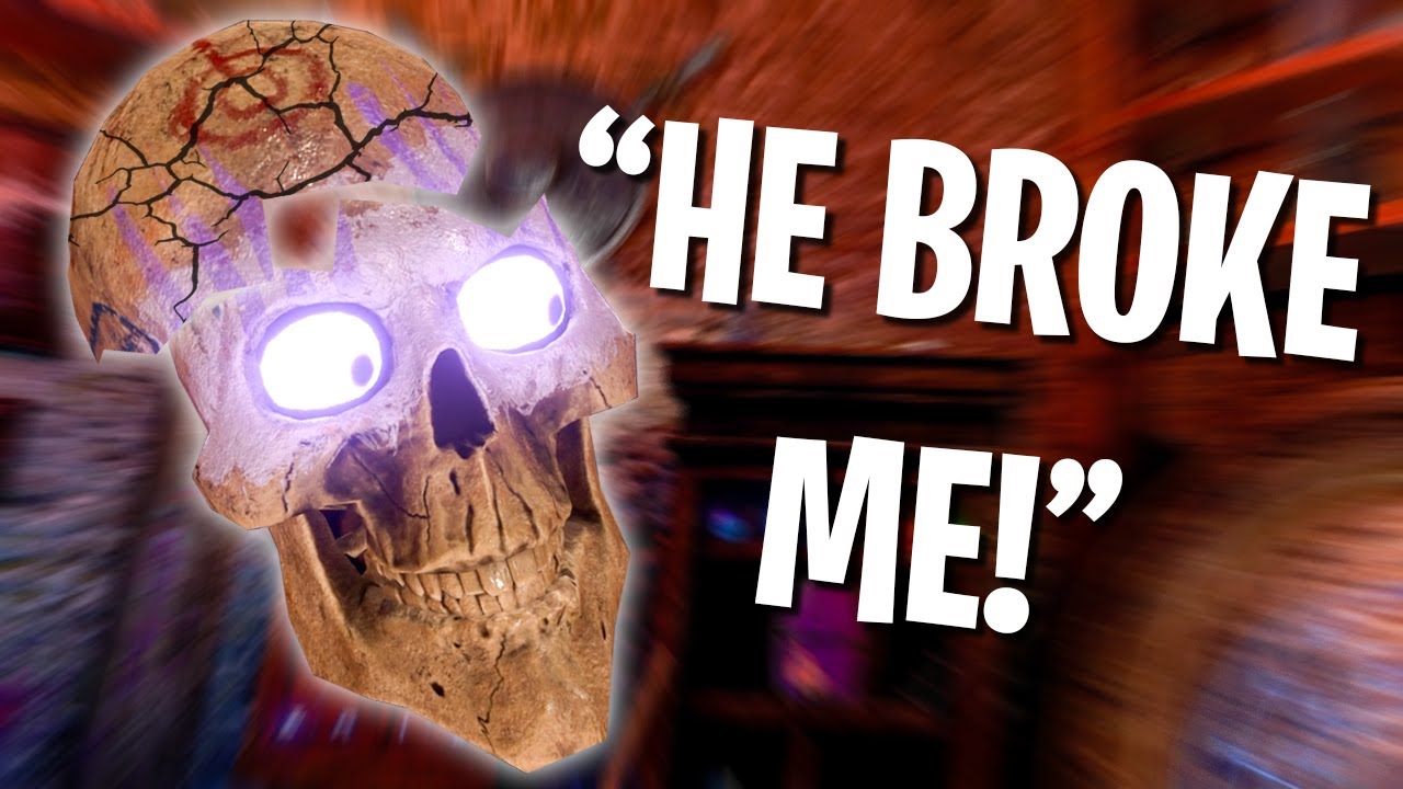 Trying to break the Skull in Waltz of the Wizard VR