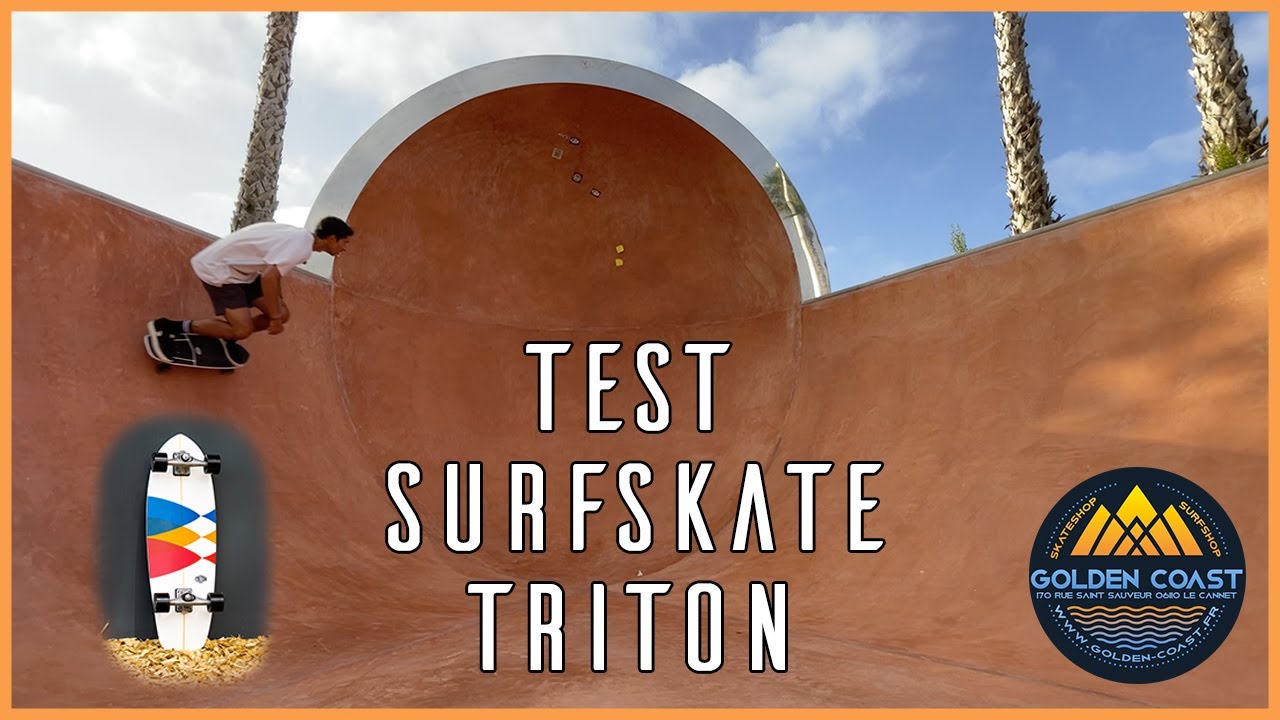 Test Surfskate Triton Carver au Bowl de Cannes 🤩