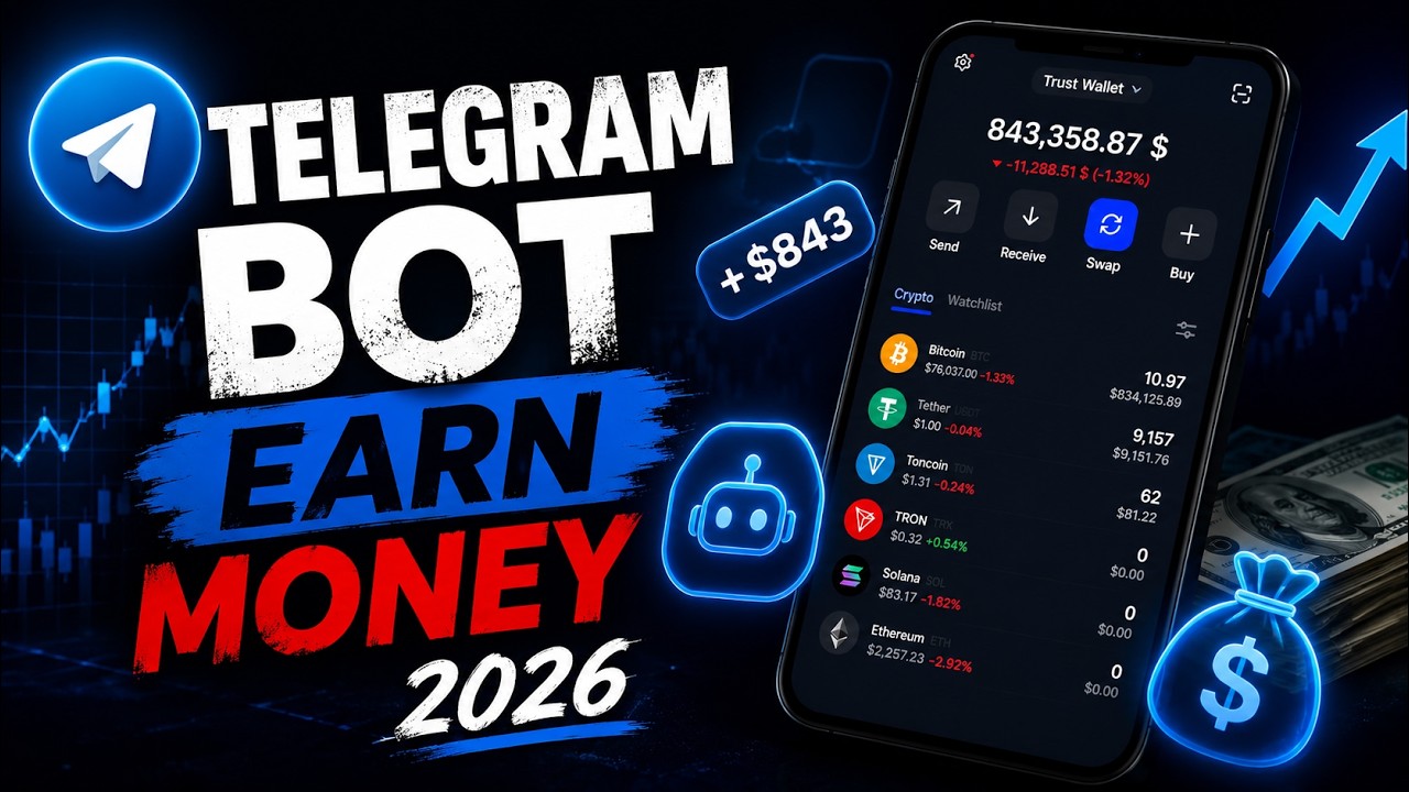 Бесплатный Telegram-бот для заработка USDT 🚀 Тестирую в прямом эфире 2026
