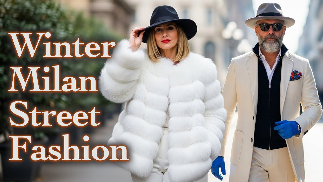 December Elegance in Milan: Beautiful Winter Street Fashion Looks 2025 | Luxury Fashion VLOG