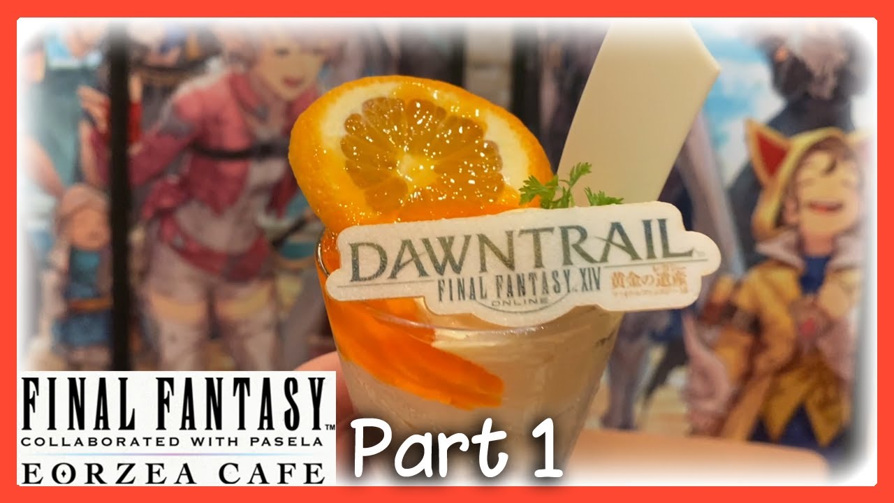 Final Fantasy 14 Кафе Dawntrail в Японии! (Eorzea Cafe Osaka, часть 1)