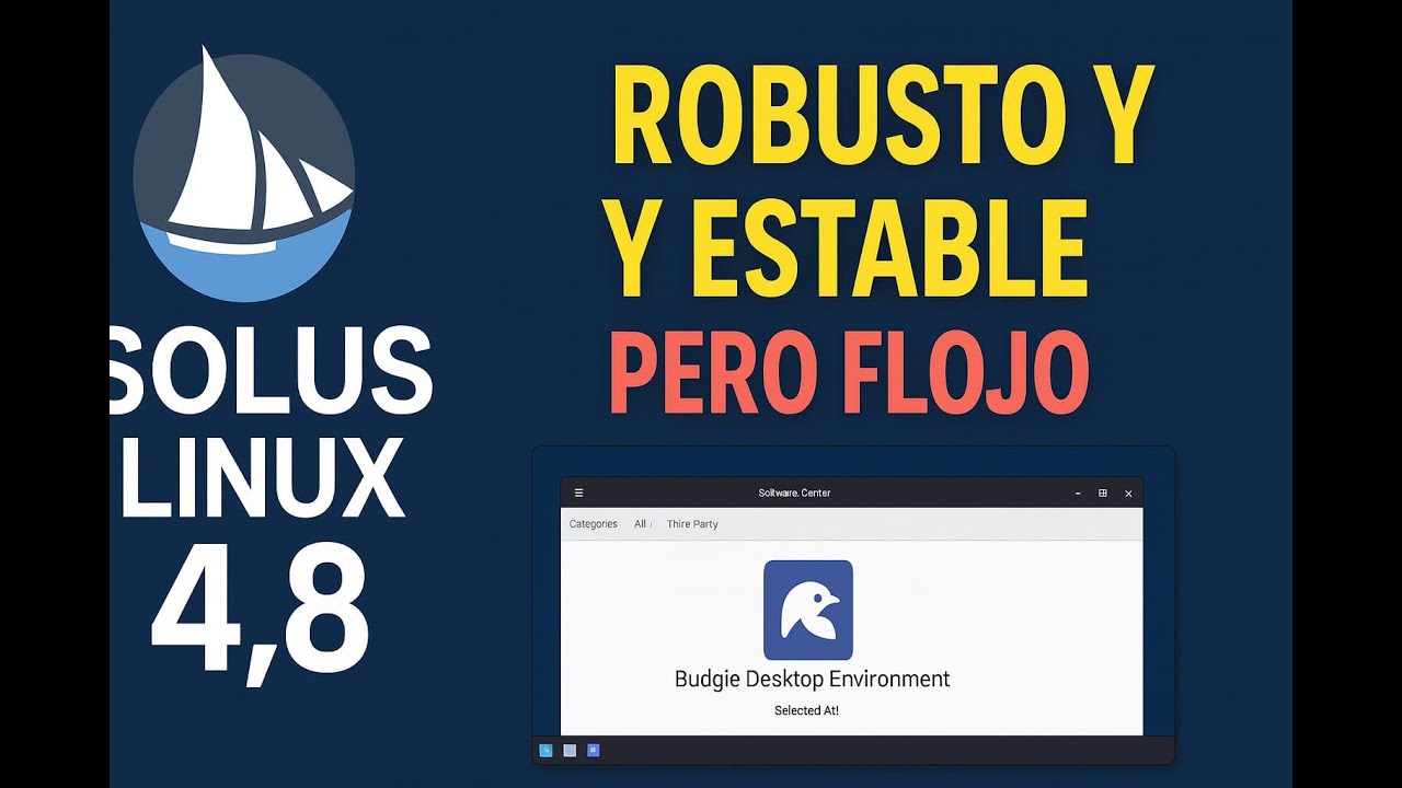 Solus Linux 4.8 en 2026: robusto y estable, pero flojo en rendimiento