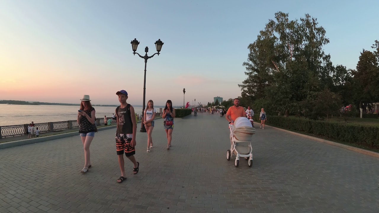 4K Самара Футбольное лето (SAMARA-FIFA) Площадь славы -Дамба-Закат(Rambalac-style)