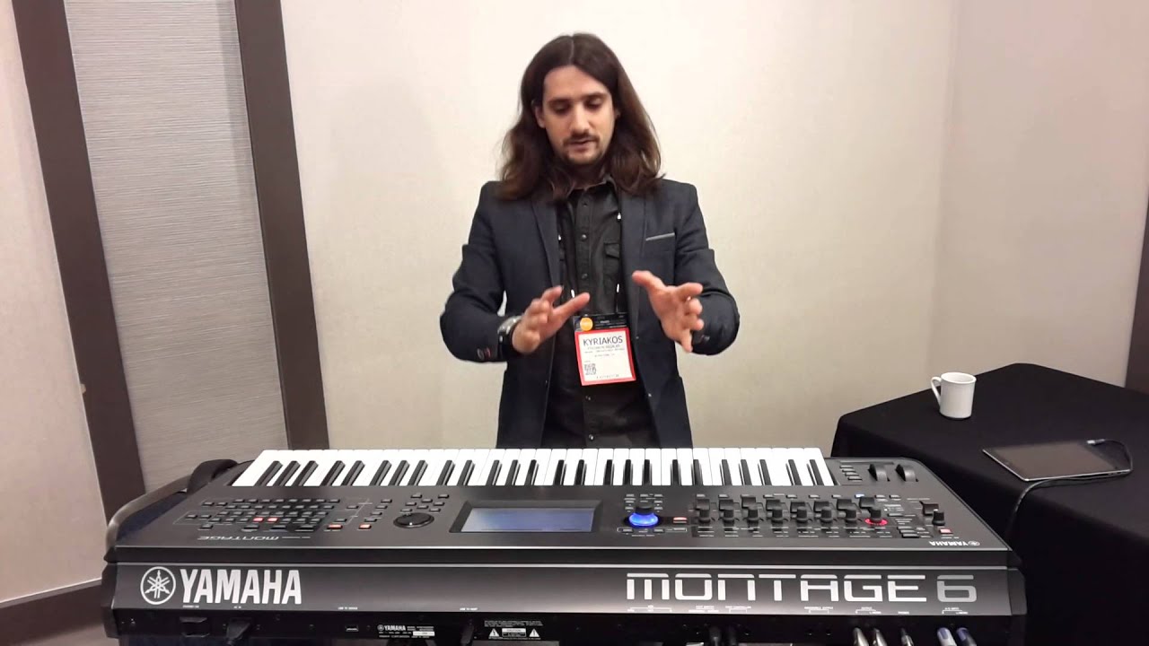 YAMAHA MONTAGE  Namm Show 2016 Part I (muzykuj.com) Dom Sigalas
