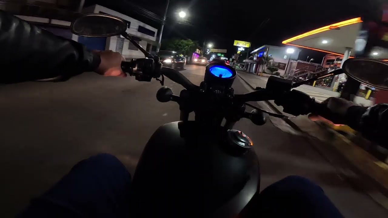 Santa Ana - at night - Go Pro