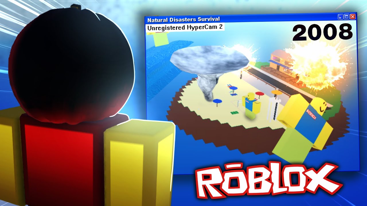 I PLAYED THE FIRST VERSION OF NATURAL DISASTER SURVIVAL