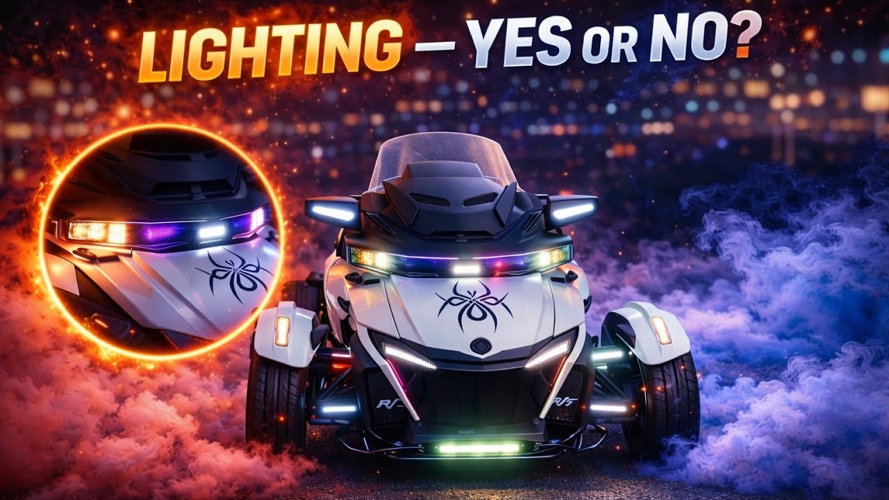 👀 These Lighting Upgrades Transformed My Spyder… I’m Shocked 😳 