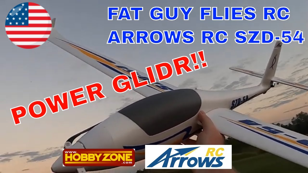 ARROWS RC SZD-54-EASY LIGHTS FLIGHT by Fat Guy Flies RC