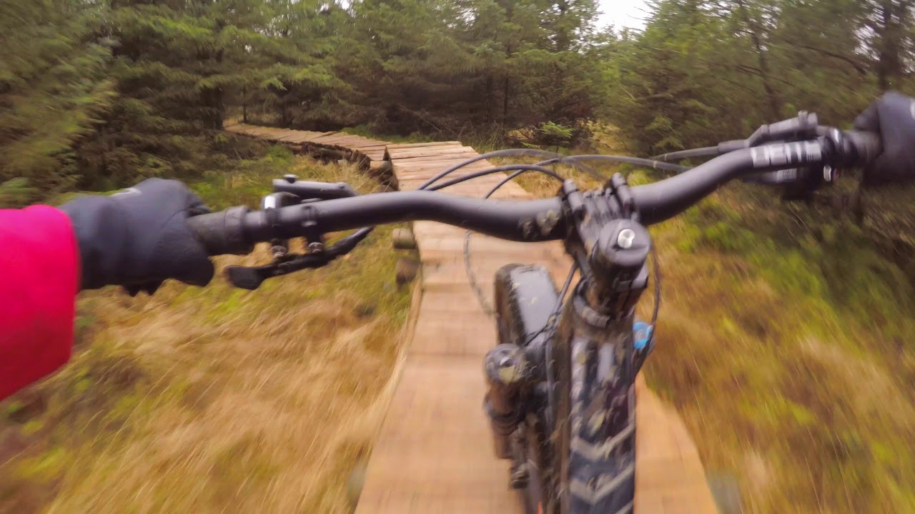 Gisburn Forest, slippery, wet and windy fun