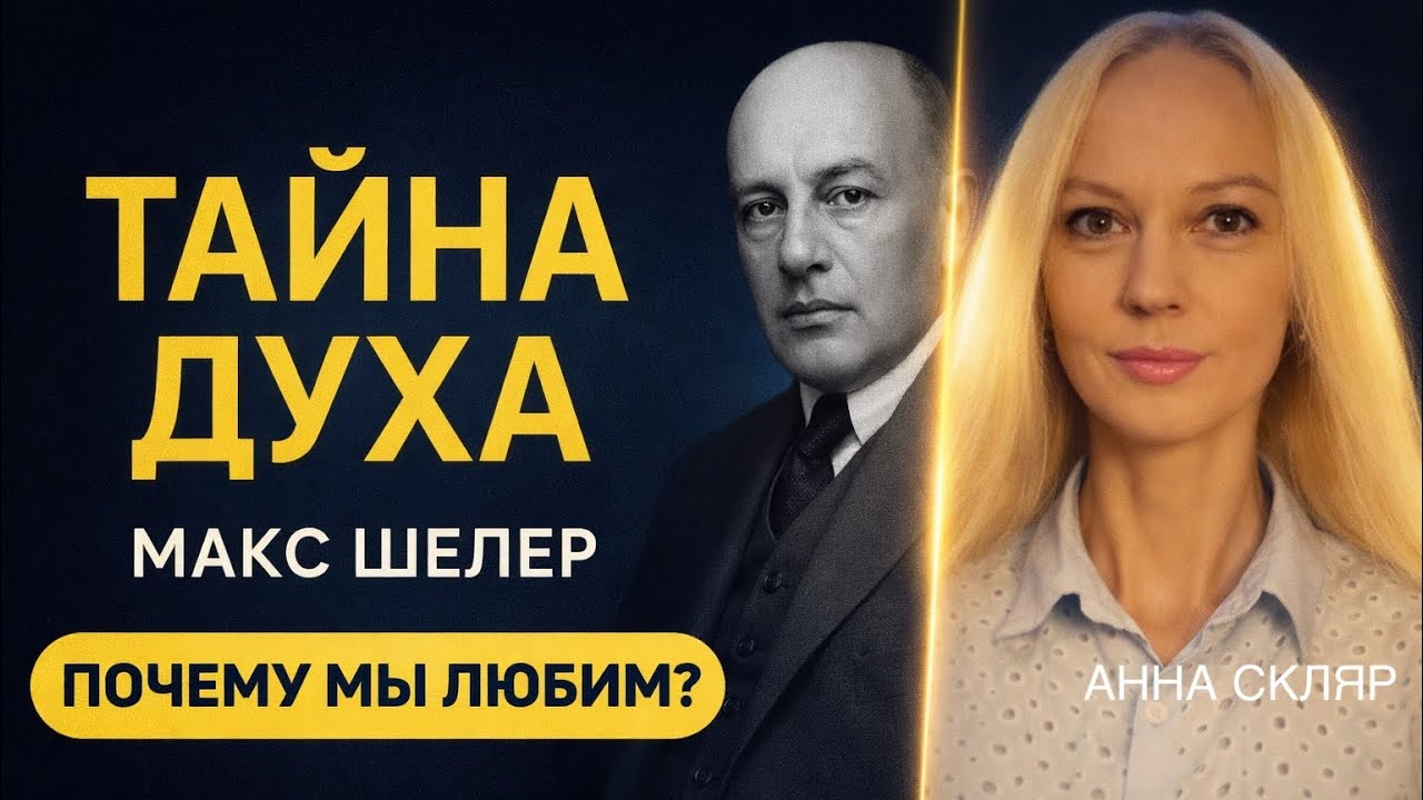МАКС ШЕЛЕР 🥸 Философская АНТРОПОЛОГИЯ 🕊️ ЭТИКА ценностей ❤️ ЛЮБОВЬ 💡 Феноменология | Анна Скляр