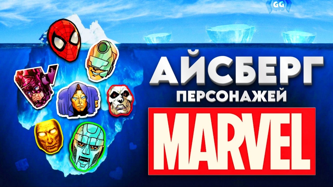 АЙСБЕРГ МОГУЩЕСТВЕННЫХ ПЕРСОНАЖЕЙ в КОМИКСАХ МАРВЕЛ!