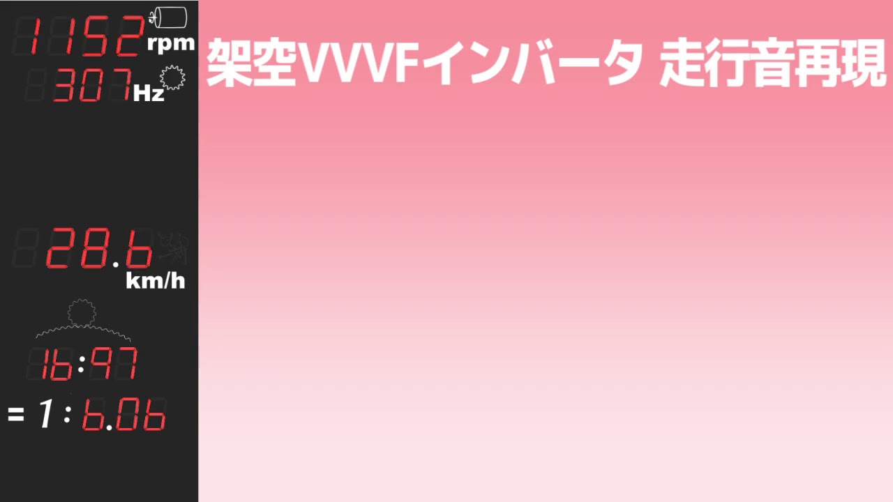 【走行音再現】架空VVVF走行音集第１弾